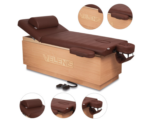 Масажний стіл Velenis P коричневий