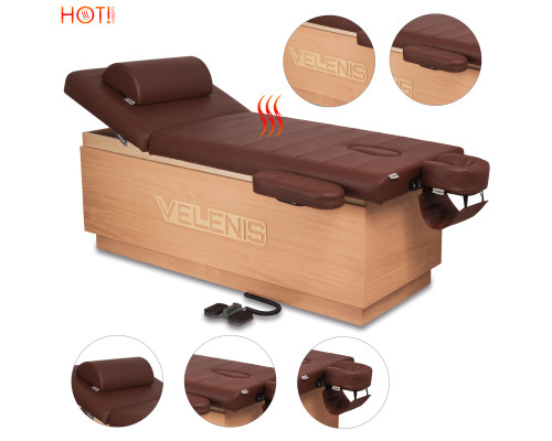 Масажний стіл Velenis P HOT! коричневий