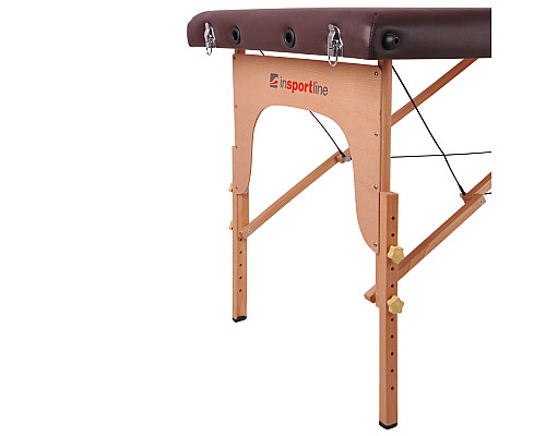 Масажний стіл inSPORTline Taisage 2-Piece Wooden - сірий