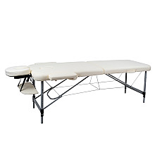 Масажний стіл inSPORTline Morrani 2-Section Aluminum,  бежевий