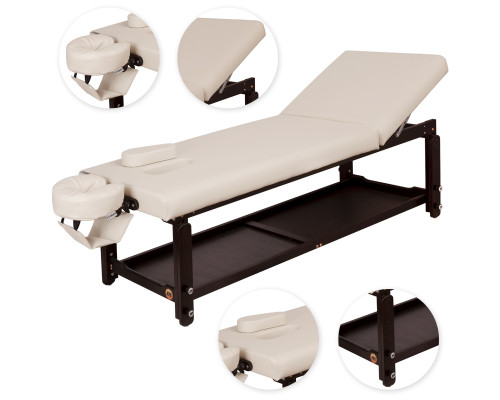 Масажний стіл Spa Plus бежевий