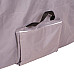 Масажний стіл inSPORTline Kiyora 2-Section Aluminum, біло-сірий