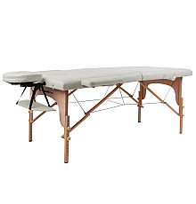 Масажний стіл inSPORTline Orashi 2-Section Wooden, бежевий