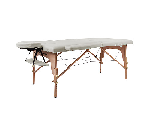 Масажний стіл inSPORTline Orashi 2-Section Wooden, бежевий