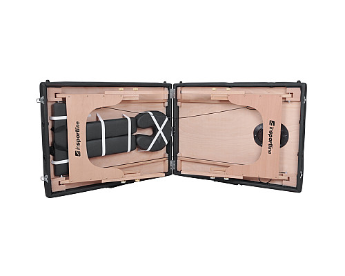 Масажний стіл inSPORTline Orashi 2-Section Wooden, бежевий