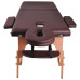 Масажний стіл inSPORTline Taisage 2-Piece Wooden - коричневий