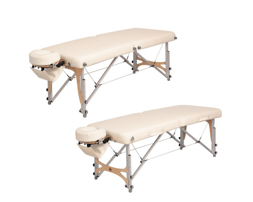 Масажний стіл Anatomic Premium ALU бежевий