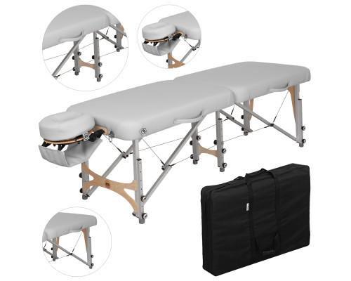 Масажний стіл Anatomic Premium Ultra ALU сірий