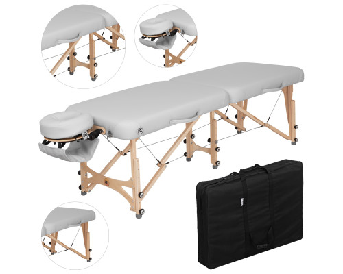 Масажний стіл Anatomic Premium Ultra сірий