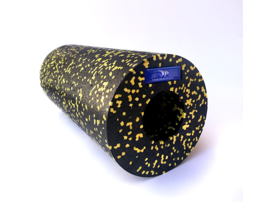 Гладкий масажний ролик YakimaSport EPP Roller Black чорно-жовтий Гладкий масажний ролик YakimaSport EPP Roller Black чорно-жовтий