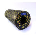 Гладкий масажний ролик YakimaSport EPP Roller Black чорно-жовтий