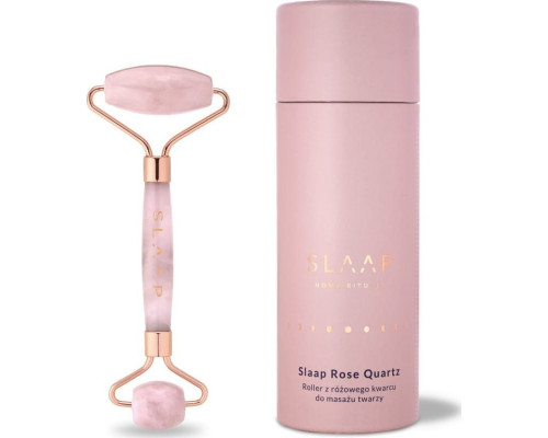 Масажний ролик для обличчя Slaap Rose Quartz з рожевого кварцу