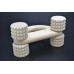 Дерев'яний масажер HAND SPINE для тіла ECO