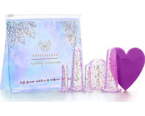 CRYSTALLOVE Силіконові бульбашки для масажу обличчя та тіла - Crystal