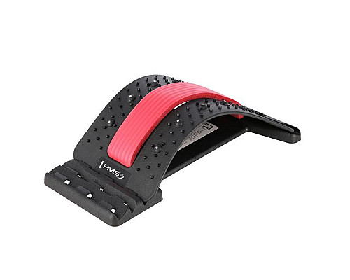 Масажер для спини та попереку HMS PRP02, чорно-червоний