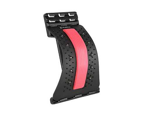 Масажер для спини та попереку HMS PRP02, чорно-червоний