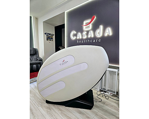 Масажне крісло Casada Atlas Вендінгове, чорно-сіре