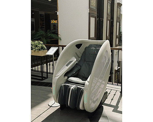 Масажне крісло Casada Atlas Вендінгове, чорно-сіре