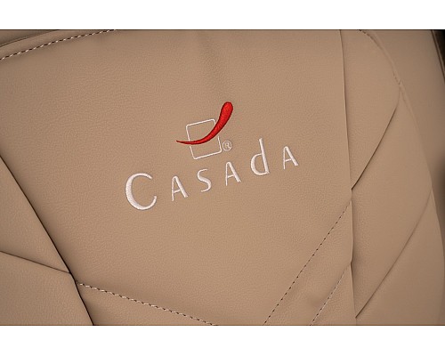 Масажне крісло Casada Betasonic III, кремово-коричневий