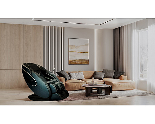 Масажне крісло Casada Sapphire, чорно-синій