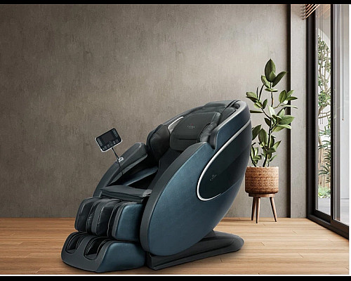 Масажне крісло Casada Sapphire, чорно-синій