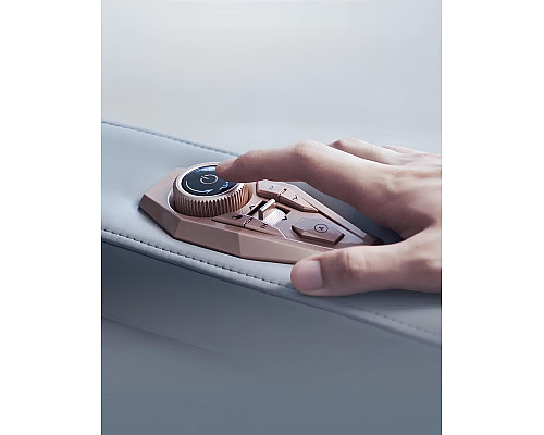 Масажне крісло Relax HY‑5082A, сіро-біле