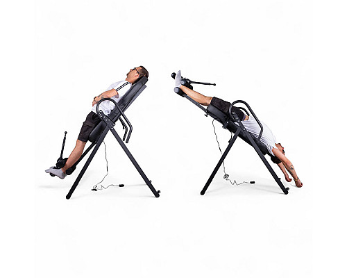 Інверсійний стіл з підігрівом inSPORTline Inverso Heaty, чорний