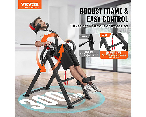 Інверсійний стіл VEVOR QD003, чорний