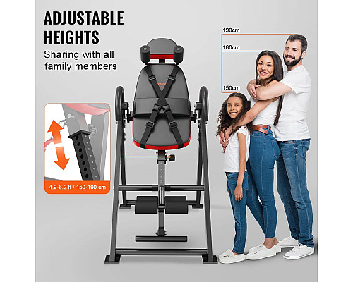 Інверсійний стіл VEVOR QD003, чорний