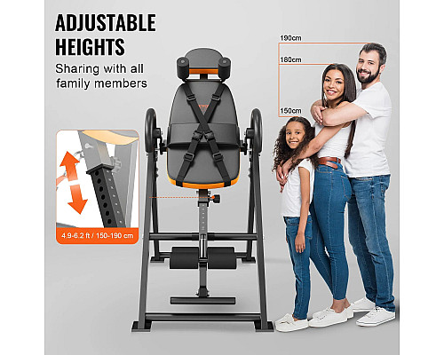 Інверсійний стіл VEVOR QD002, чорний