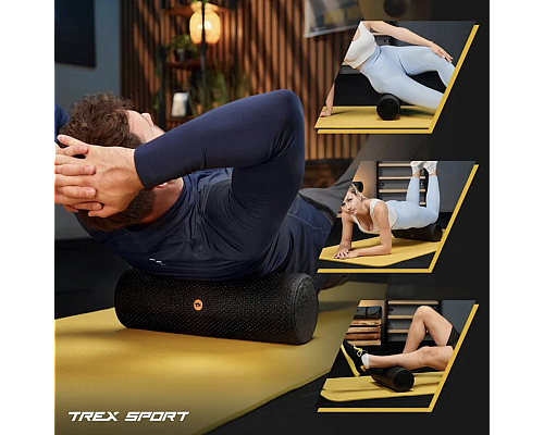 Роллер масажер Trex Sport TX-045EPR EPP соти 45см чорний