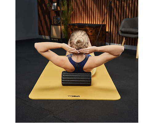 Роллер масажер ребристий Trex Sport TX-030EPR EPP 30см чорний