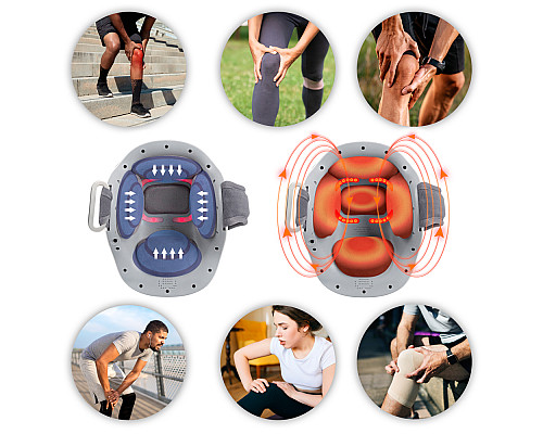 Багатофункціональний масажер для колін 5в1 inSPORTline Knair