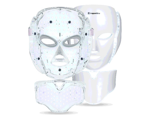 Світлодіодна маска для обличчя/шиї ,світлова терапія inSPORTline Hilmana