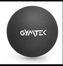 Масажний м'яч Gymtek 63 мм силіконовий чорний