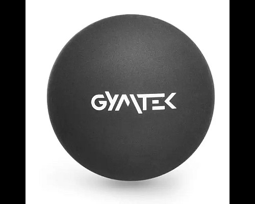 Масажний м'яч Gymtek 63 мм силіконовий чорний
