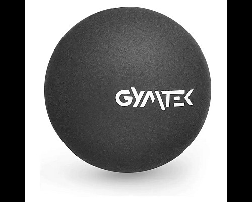 Масажний м'яч Gymtek 63 мм силіконовий чорний