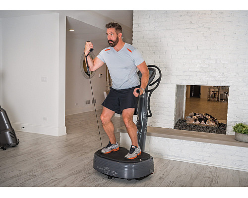 Масажер платформа Power Plate My7, чорно-сірий