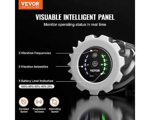 Масажний ролик VEVOR  HY-5007, сірий