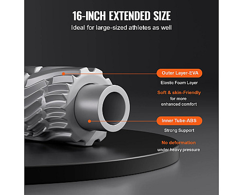 Масажний ролик VEVOR  HY-5007, сірий