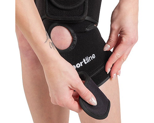 Бандаж на коліно інфрачервоний inSPORTline Infracor Knee, чорний