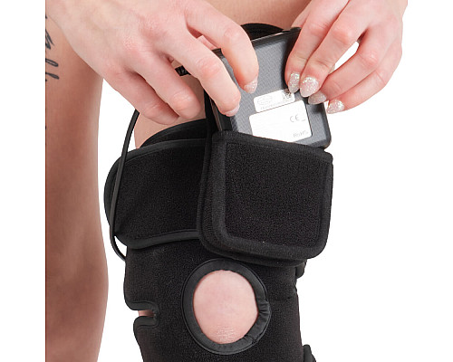 Бандаж на коліно інфрачервоний inSPORTline Infracor Knee, чорний