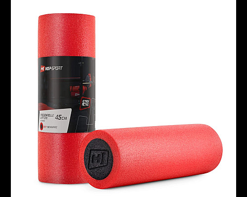 Масажний ролик (валик, роллер) Hop-Sport EPE 45 см червоний