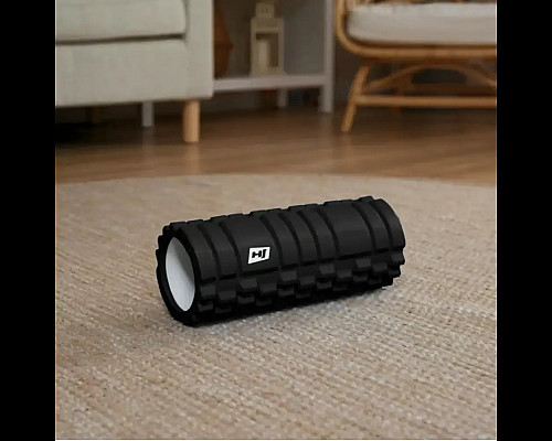 Ролик масажний Hop-Sport HS-A033YG 33 х 14 см, чорний