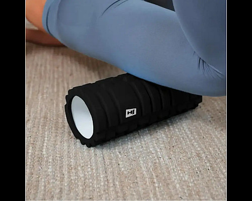 Ролик масажний Hop-Sport HS-A033YG 33 х 14 см, чорний