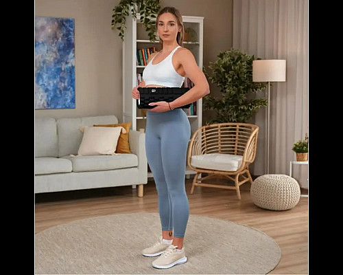 Ролик масажний Hop-Sport HS-A033YG 33 х 14 см, чорний