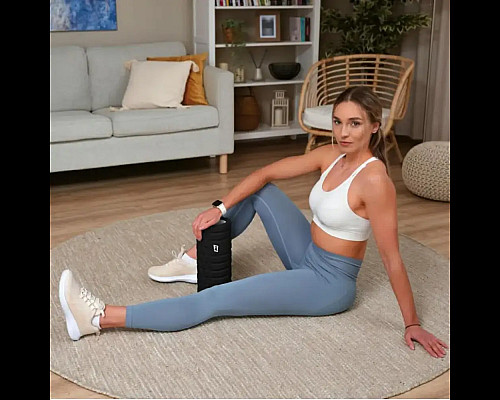 Ролик масажний Hop-Sport HS-A033YG 33 х 14 см, чорний