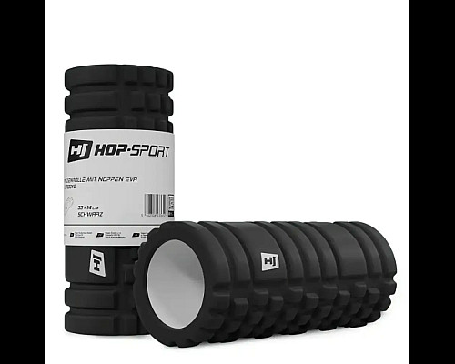 Ролик масажний Hop-Sport HS-A033YG 33 х 14 см, чорний