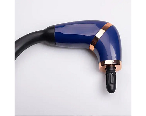 Масажер перкусійний HP-11-11BL 4 насадки, синій