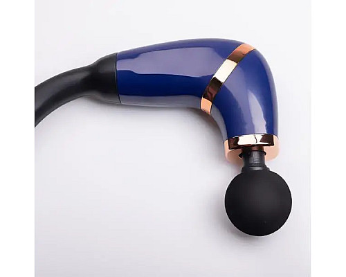 Масажер перкусійний HP-11-11BL 4 насадки, синій